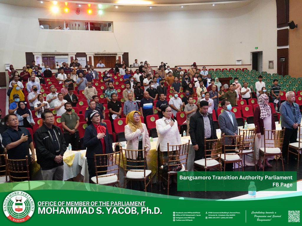 Member of Parliament (MP) Mohammad S. Yacob, Ph.D. attended Public Consultation on the Proposed 𝐁𝐓𝐀 𝐁𝐢𝐥𝐥 𝐍𝐨. 𝟐𝟗, entitled “𝑨𝒏 𝑨𝒄𝒕 𝑷𝒓𝒐𝒗𝒊𝒅𝒊𝒏𝒈 𝒇𝒐𝒓 𝒕𝒉𝒆 𝑩𝒂𝒏𝒈𝒔𝒂𝒎𝒐𝒓𝒐 𝑬𝒍𝒆𝒄𝒕𝒐𝒓𝒂𝒍 𝑪𝒐𝒅𝒆 𝒐𝒇 𝒕𝒉𝒆 𝑩𝒂𝒏𝒈𝒔𝒂𝒎𝒐𝒓𝒐 𝑨𝒖𝒕𝒐𝒏𝒐𝒎𝒐𝒖𝒔 𝑹𝒆𝒈𝒊𝒐𝒏 𝒊𝒏 𝑴𝒖𝒔𝒍𝒊𝒎 𝑴𝒊𝒏𝒅𝒂𝒏𝒂𝒐”