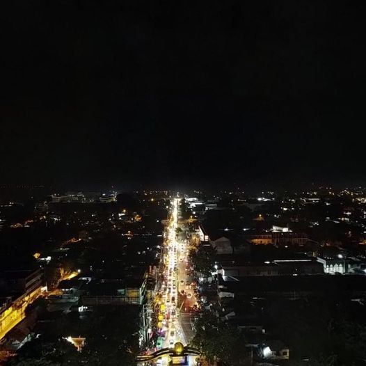 BGC Lights as seen from above