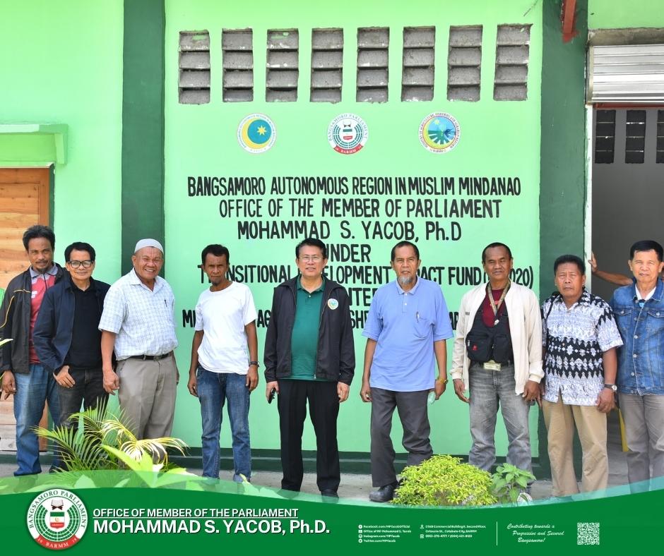 MP Yacob Office turns over Multi-Purpose Building with Solar Dryer