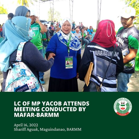 SHARIFF AGUAK – On April 16, 2022, The Municipal MAFAR Officer (MMO) Harmie V. Masukat conducted a meeting together with the president of the nine (9) Irrigators Association (IA) headed by Anwarudin (Mickie) Ampatuan, president of IA Shariff Irrigato