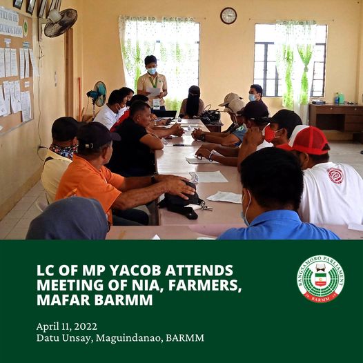 MAGUINDANAO – The Legislative Coordinators of Office of Member of the Parliament (MP) Mohammad S. Yacob, Ph.D. assisted in the meeting conducted by the Office In-Charge Municipal MAFAR Officer Engr. Rehan A. Ali on coordinating and strengthening the