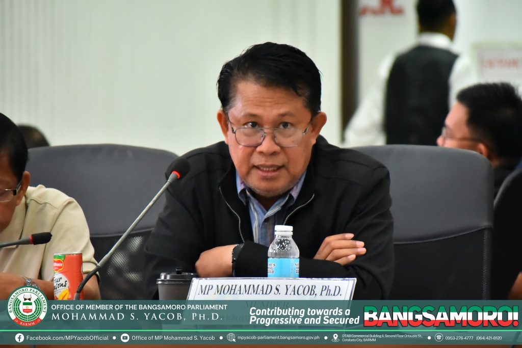 COTABATO CITY| Member of the Parliament (MP) Mohammad S. Yacob, Ph.D., actively partake in a pivotal committee meeting of the Committee on Agriculture, Fisheries, and Agrarian Reform (CAFAR) earlier today, August 23, 2023, at the BTA Plenary Session