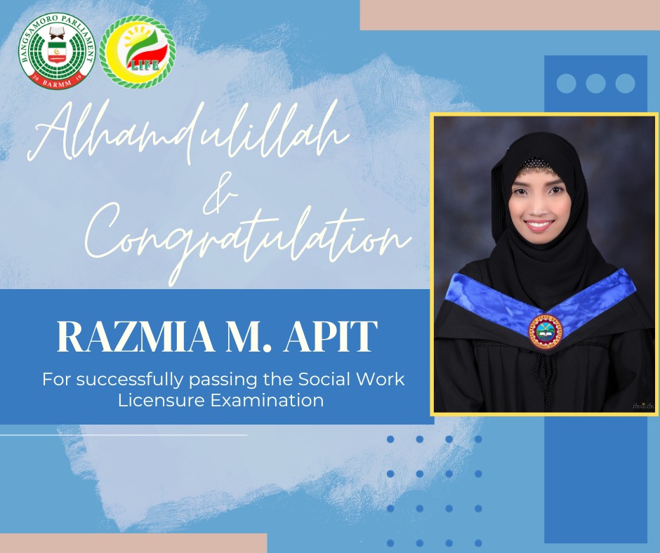 LOOK | The Office of MP Mohammad S. Yacob, Ph.D., is so proud of these MY LIFE grantees who aced the recent Social Work Licensure Examination.